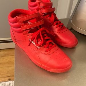 Reebok womens Freestyle Hi High Top